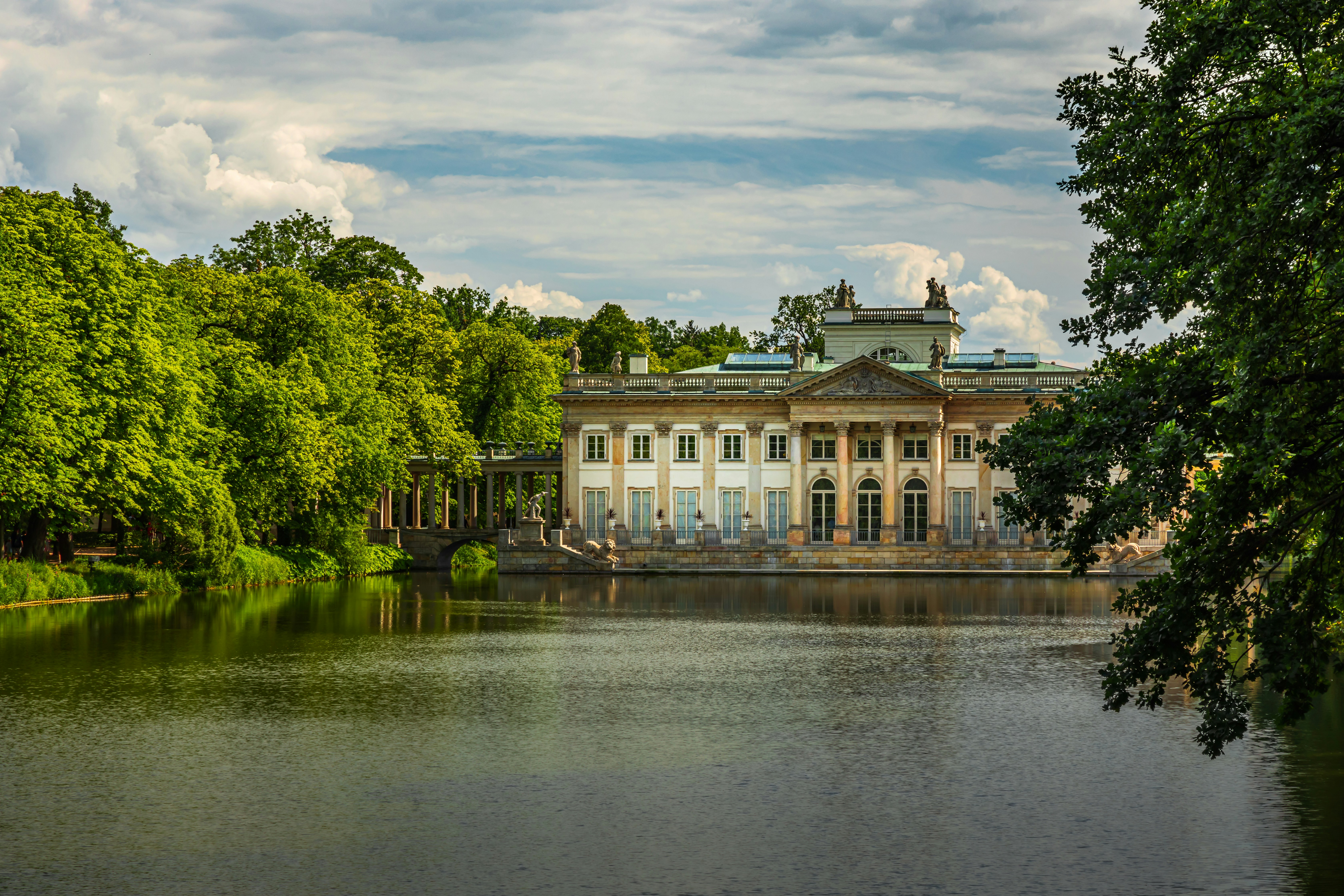 Lazienki Park in Warsaw